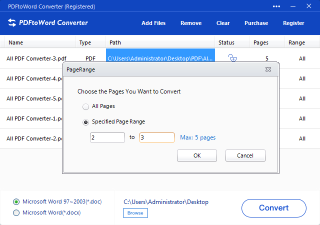 tutorial: how to use pdftoword converter
