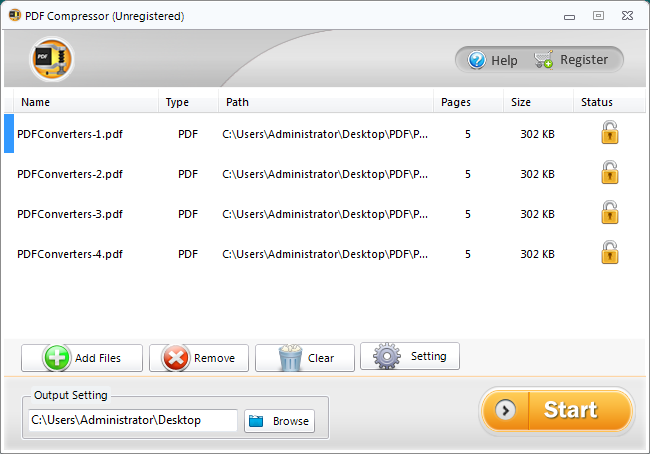 PDF Compressor V3 screenshot