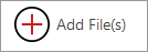 "Add File(s)" button of All PDF Converter Pro.