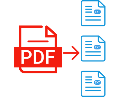 Convert PDF to editable text file.