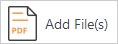 "Add File(s)" button of PDF Compressor V3.