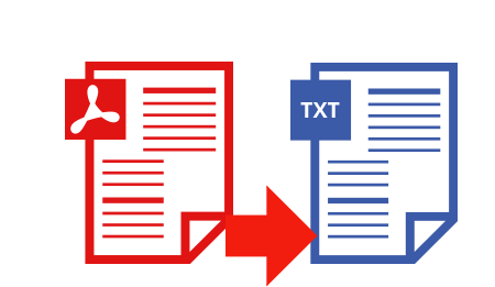 Convert PDF to text file without formatting changed.