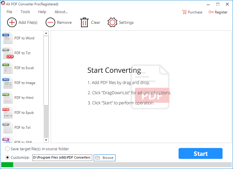 All PDF Converter screenshot