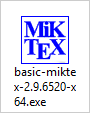 Installer of MikTeX