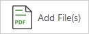 'Add File(s)" of PDFtoImage Converter.