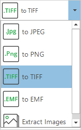 "to TIFF" option of PDFtoImage Converter.