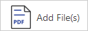 "Add File(s)" option of PDFtoWord Converter.