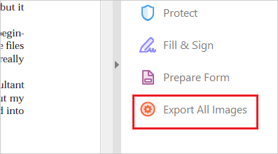 "Export All Images" option of Acrobat.