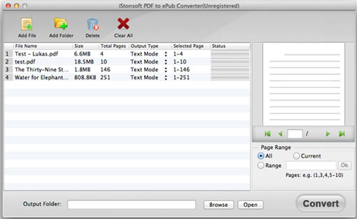 iStonsoft PDF to ePub Converter for Ma