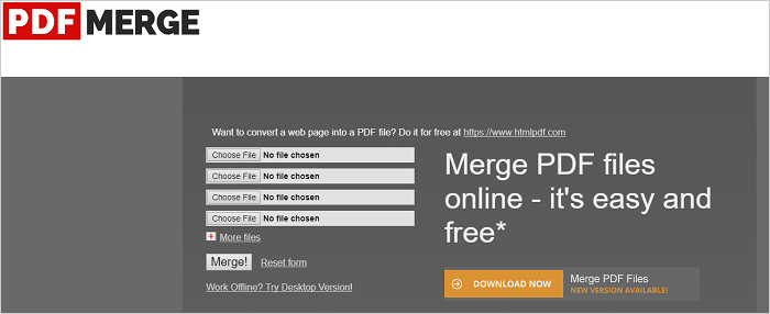 free pdf merger omline