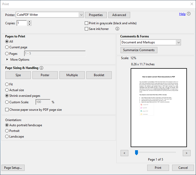 Article - How to split PDF files in A