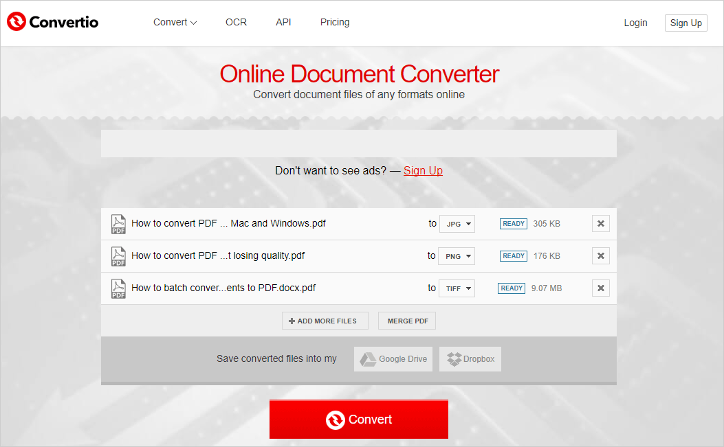 This is the site "convertio.co".
