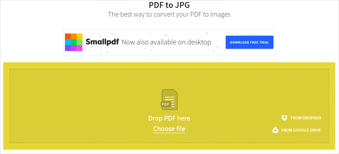 This is the site "smallpdf.com".