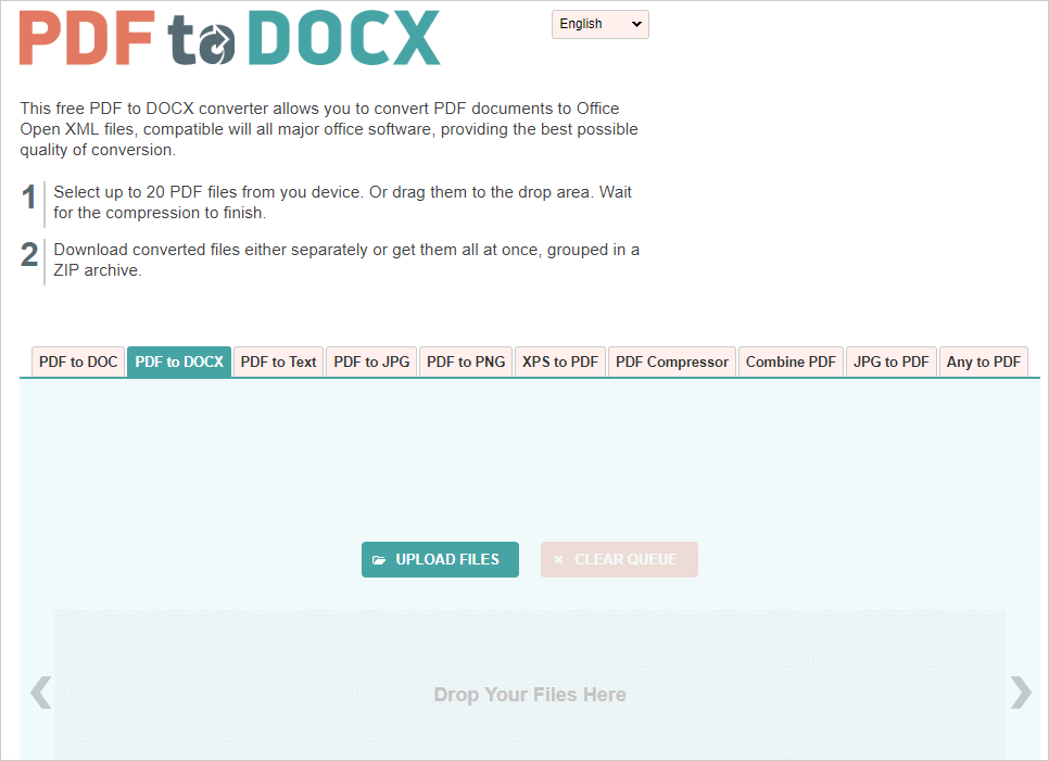 This is the site "pdf2docx.com".