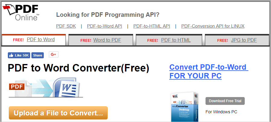 10 Free Online PDF To Word Converters (No Email Required)