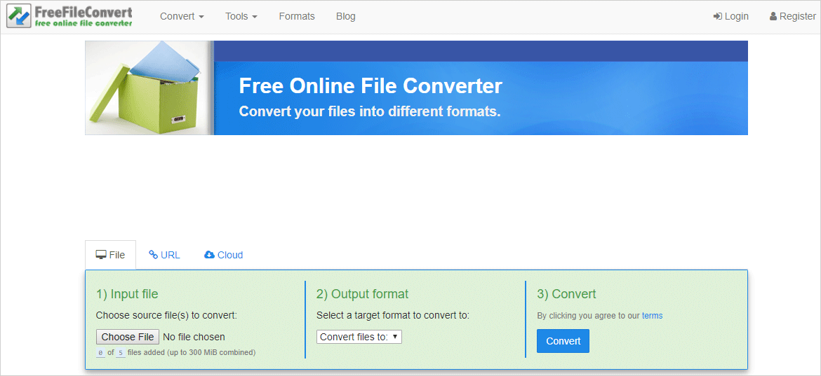This is the site "freefileconvert.com".