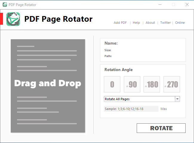 rotate pdf pages without adobe