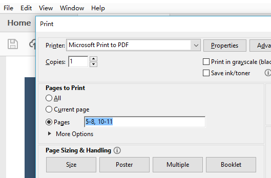 delete pages in PDF without software